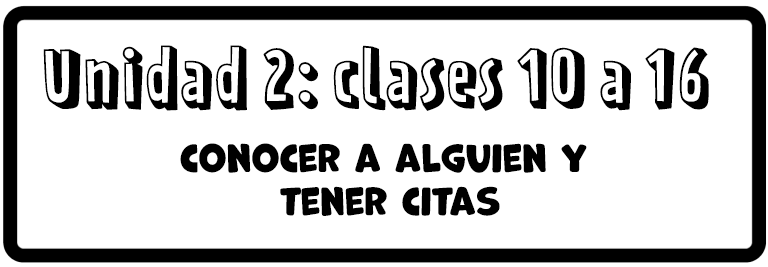 Unidad 2 clases 10 a 16