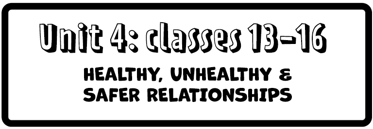 Unit 4: classes 13-16 button